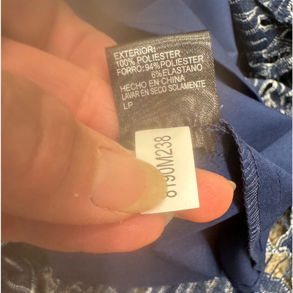 Antonio Melanie dress size 6 NWT Ethereal Elegance navy. Perfect! - Picture 11 of 11